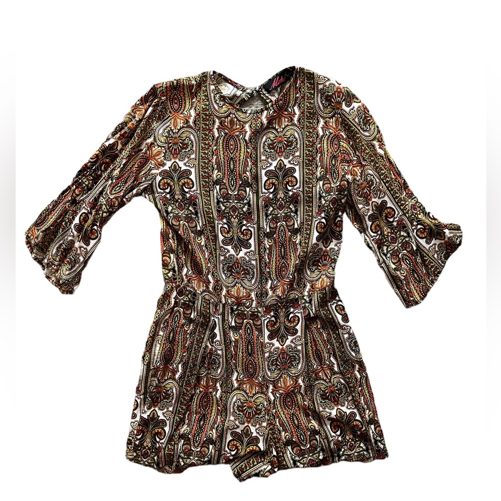 Motel Backless Playsuit